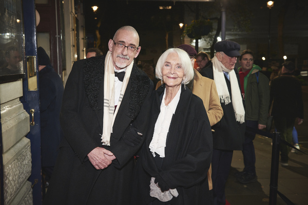 Neil Bartlett and Shelia Hancock attending the opening night of Orlando at the Garric Photo