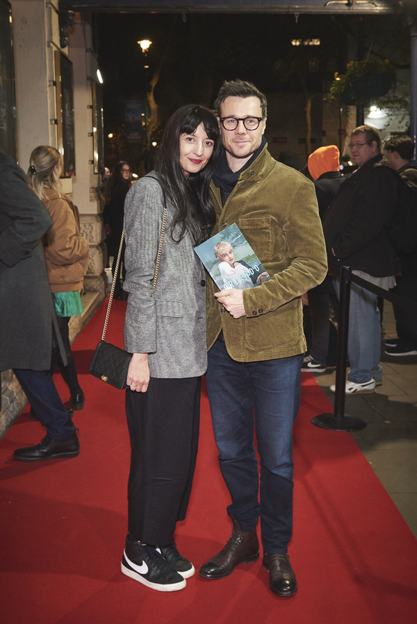 Rupert Evans and guest attending the opening night of Orlando at the Garrick Theatre, Photo