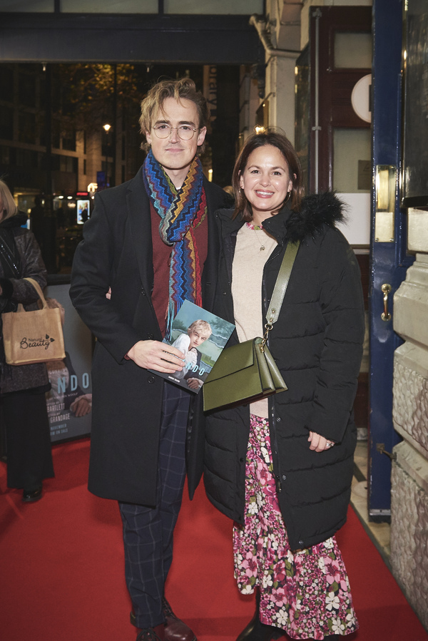 Tom and Giovanna Fletcher attending the opening night of Orlando at the Garrick Theat Photo