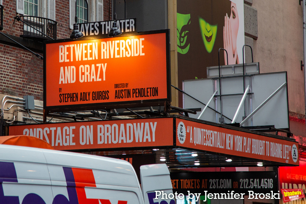 Up on the Marquee: BETWEEN RIVERSIDE AND CRAZY Image