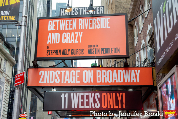 Up on the Marquee: BETWEEN RIVERSIDE AND CRAZY Image