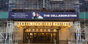 Up on the Marquee: THE COLLABORATION Photo