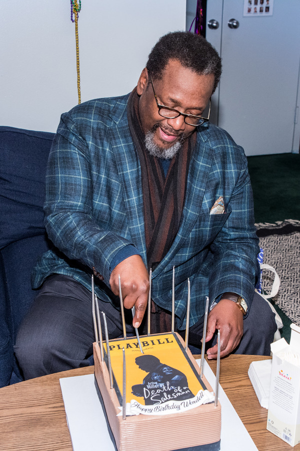 Photos: Wendell Pierce Celebrates His Birthday on Stage at DEATH OF A SALESMAN Image