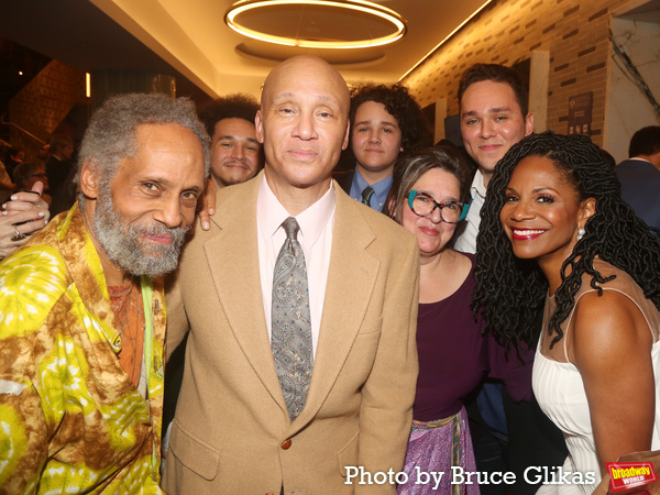 Audra McDonald poses with Adrienne Kennedy's Family Photo