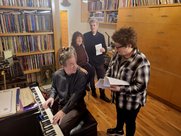 Michael Lavine (at piano), Sara Louise Lazarus, Michael Colby, Klea Blackhurst Photo