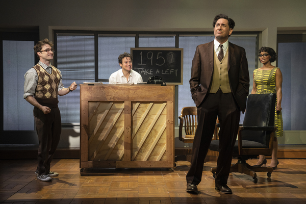 Photos: First Look at Daniel Radcliffe, Jonathan Groff, and Lindsay Mendez in MERRILY WE ROLL ALONG Image