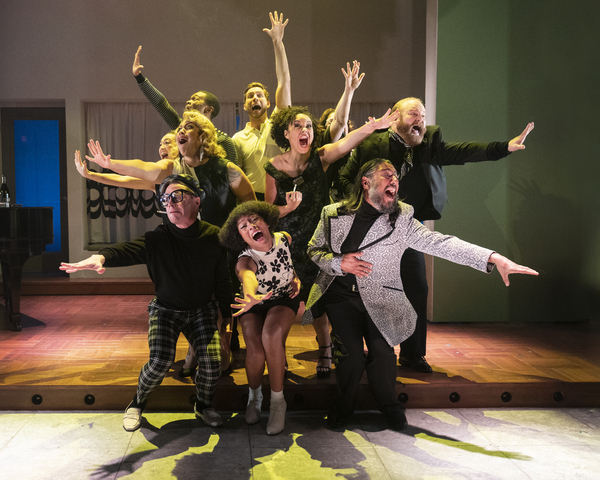 Photos: First Look at Daniel Radcliffe, Jonathan Groff, and Lindsay Mendez in MERRILY WE ROLL ALONG Image