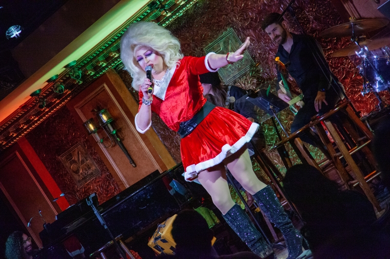 Review: The Staff Serves Food, Frivolity, and Festivity In 54 DOES 54 at 54 Below Image