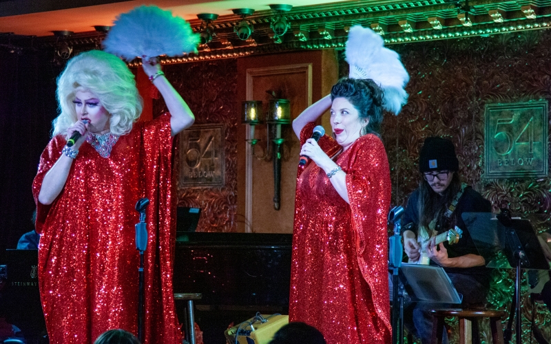 Review: The Staff Serves Food, Frivolity, and Festivity In 54 DOES 54 at 54 Below Image