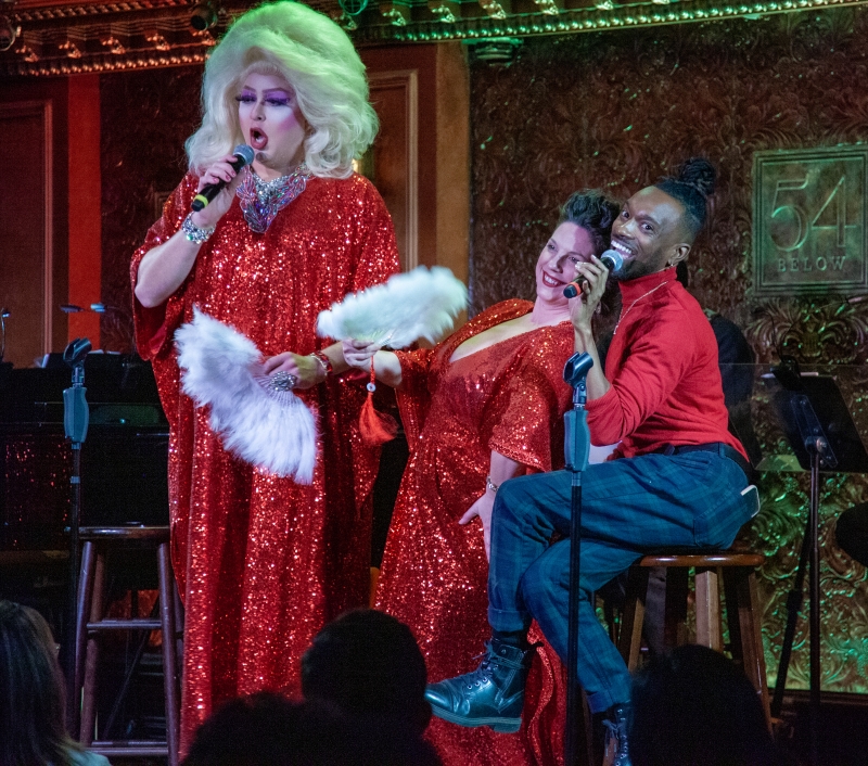 Review: The Staff Serves Food, Frivolity, and Festivity In 54 DOES 54 at 54 Below Image