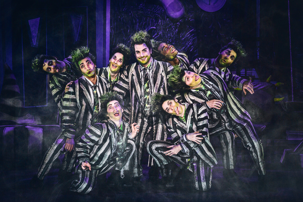 Exclusive: First Look at Justin Collette and the Cast of BEETLEJUICE on Tour Image