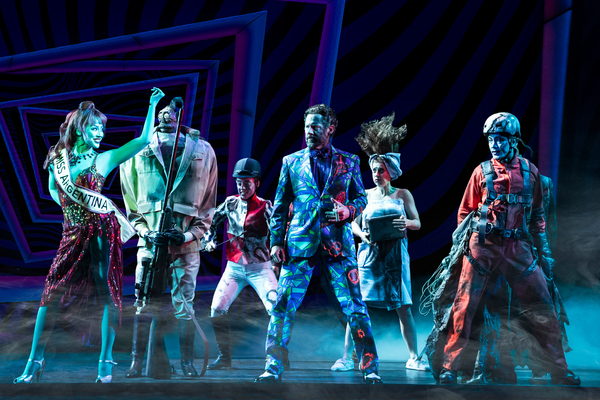 Exclusive: First Look at Justin Collette and the Cast of BEETLEJUICE on Tour Image