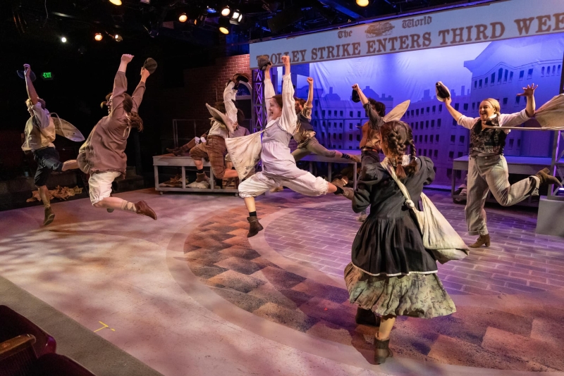 Review: Town Hall's NEWSIES is Striking Image