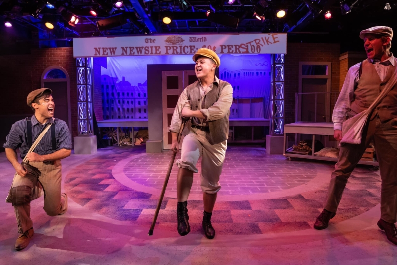 Review: Town Hall's NEWSIES is Striking Image