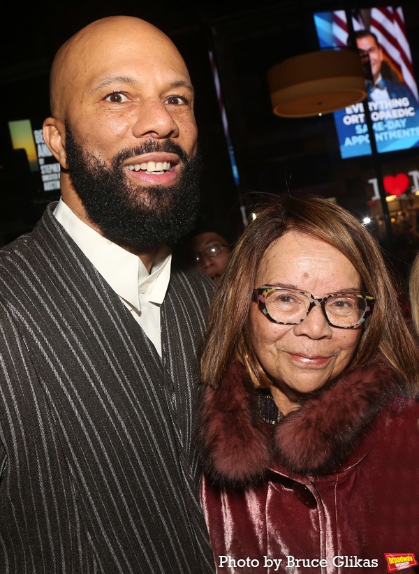 Common and mother Dr. Mahalia Hines Photo