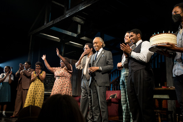 Photos: Reverend Al Sharpton Surprises Samuel L. Jackson With Birthday Cake at THE PIANO LESS Image