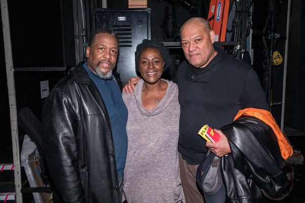 Wendell Pierce, Sharon D. Clarke, and Laurence Fishburne Photo