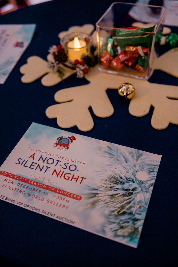 A NOT-SO-SILENT NIGHT raised funds for Season of Concern, as The Beautiful City Proje Photo