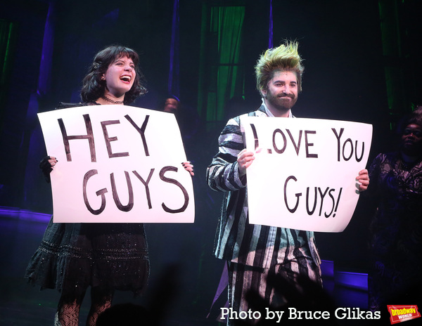 Photos: The Cast of BEETLEJUICE Take Their Closing Night Curtain Call Image