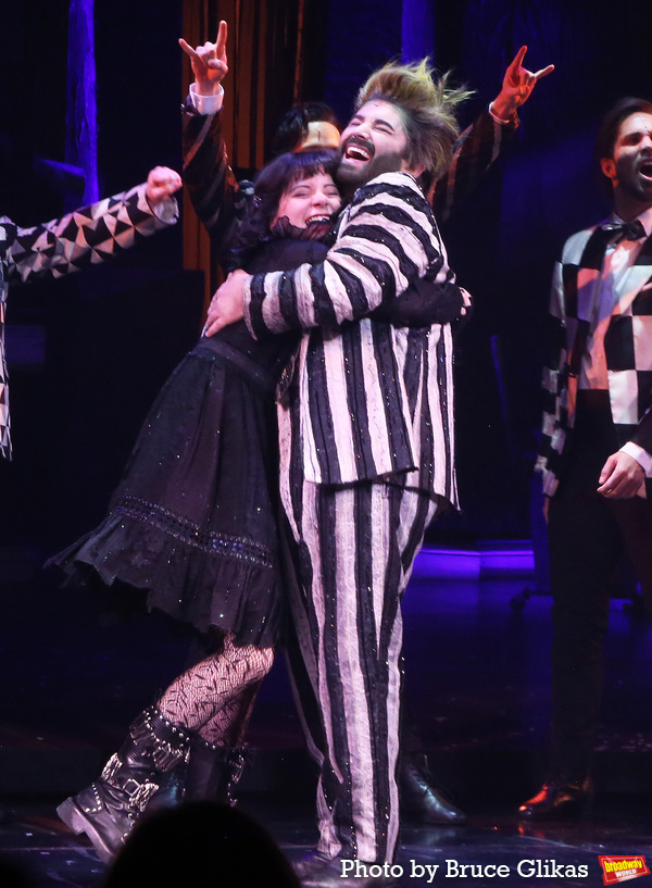 Photos: The Cast of BEETLEJUICE Take Their Closing Night Curtain Call Image
