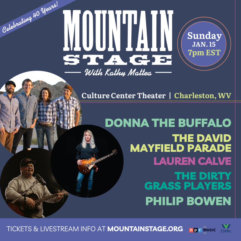 MOUNTAIN STAGE TO CELEBRATE 40TH ANNIVERSARY THIS WEEKEND at Culture Center Theater Image