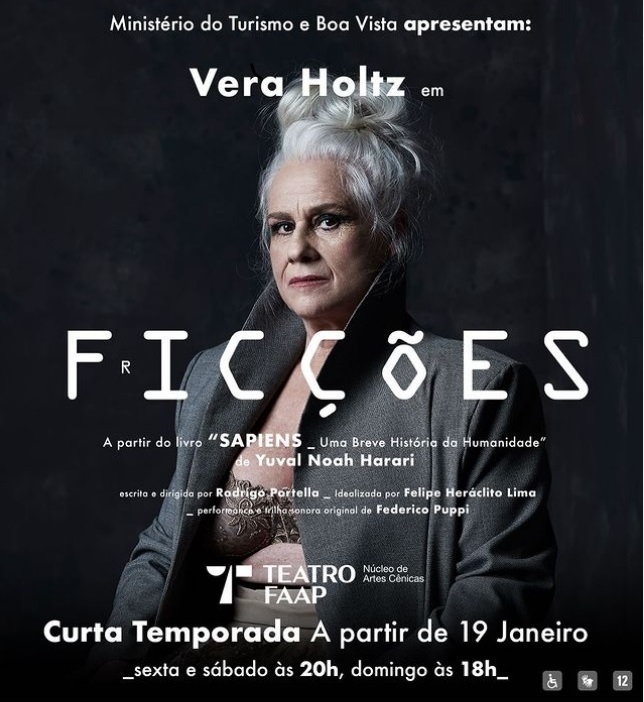 Inspired by Yuval Noah Harari's Best Seller Sapiens, Vera Holtz Opens the Monologue FICCOES  Image
