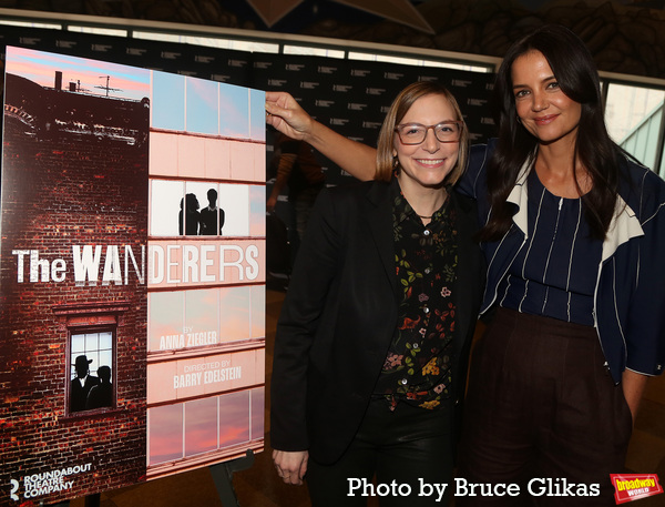 Playwright Anna Ziegler and Katie Holmes Photo