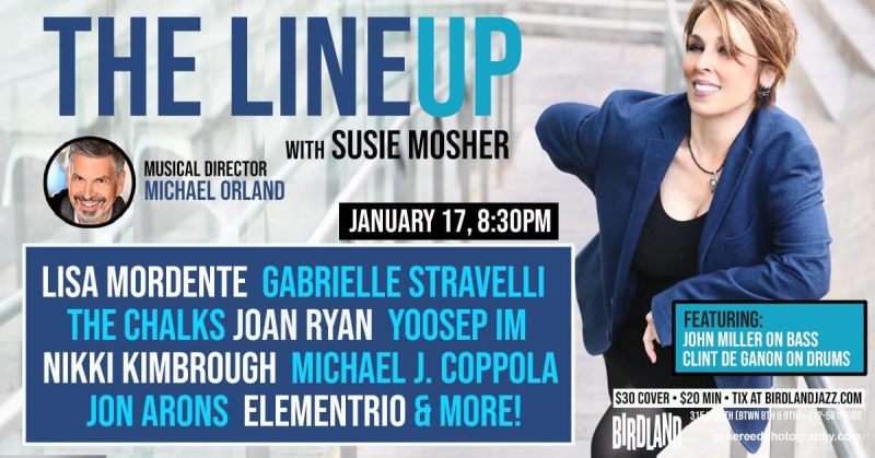 Photos: THE LINEUP WITH SUSIE MOSHER Returns To Birdland Theater Image