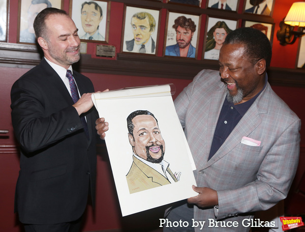 Sardis Co-Owner/ Manager Sean Ricketts and Wendell Pierce  Photo