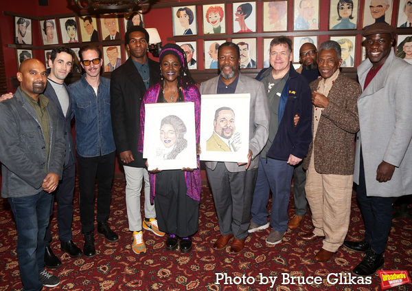 Sharon D Clarke, Wendell Pierce and the cast of ''Death of a Salesman'' Photo