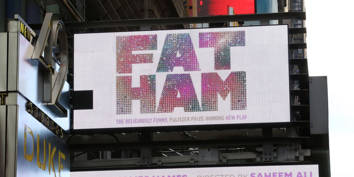 Up on the Marquee: FAT HAM Photo