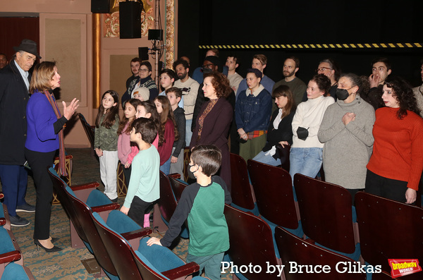 Photos: Nancy Pelosi Visits the Cast of LEOPOLDSTADT Image