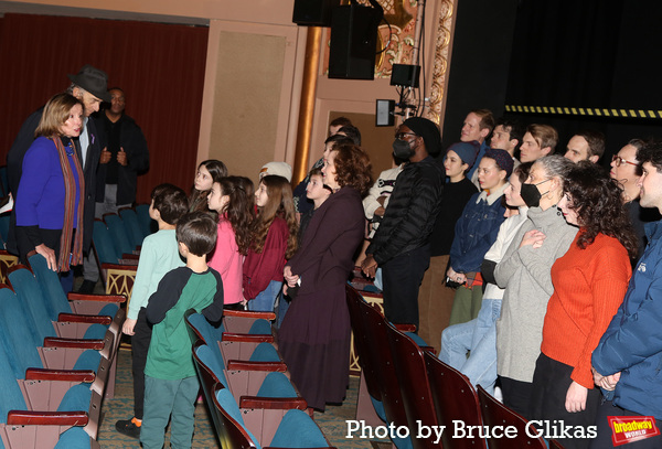 Photos: Nancy Pelosi Visits the Cast of LEOPOLDSTADT Image