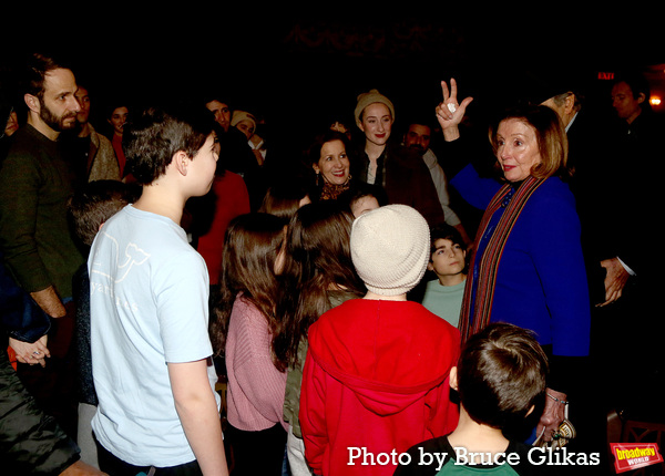 Photos: Nancy Pelosi Visits the Cast of LEOPOLDSTADT Image