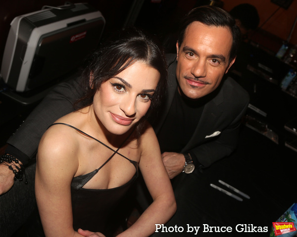 Ramin Karimloo and Lea Michele  Photo
