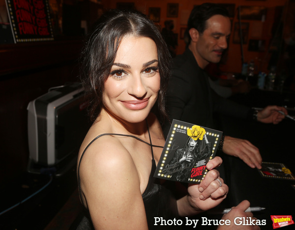 Photos: Go Inside the FUNNY GIRL Cast Album Signing with Lea Michele, Ramin Karimloo, Tovah Feldshuh, & Jared Grimes Image