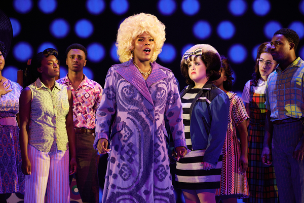Sandie Lee (center) and company in Hairspray. Photo courtesy of Jeremy Daniel. Photo