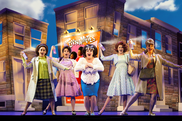 Niki Metcalf (center) and company in Hairspray. Photo courtesy of Jeremy Daniel. Photo