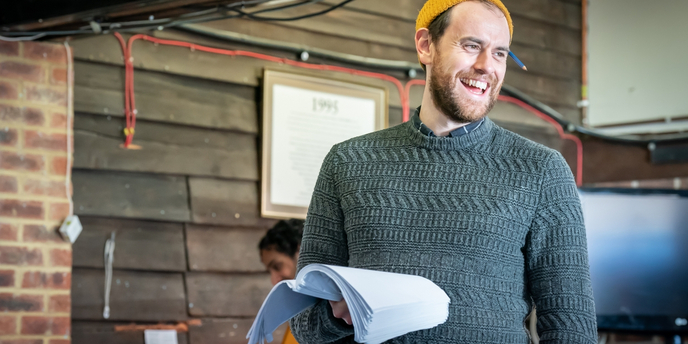 Photos: Inside Rehearsal For NOTES FROM A SMALL ISLAND at the Watermill Photo