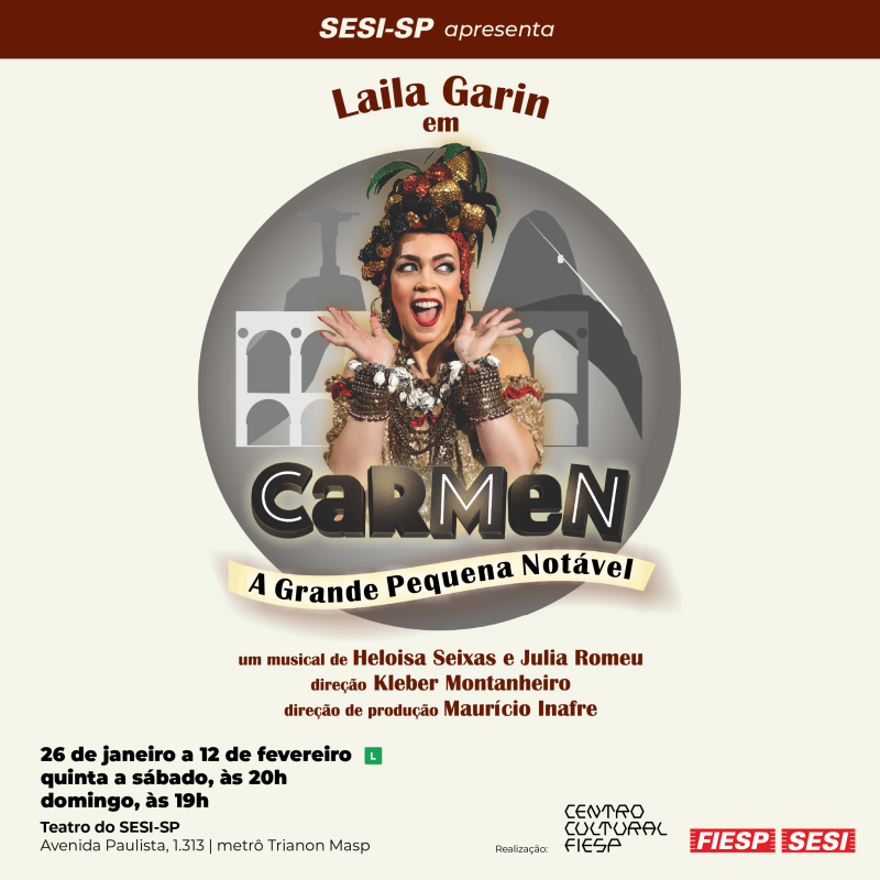 With Free Tickets, CARMEN, A PEQUENA GRANDE NOTAVEL is a Musical for All Family Image