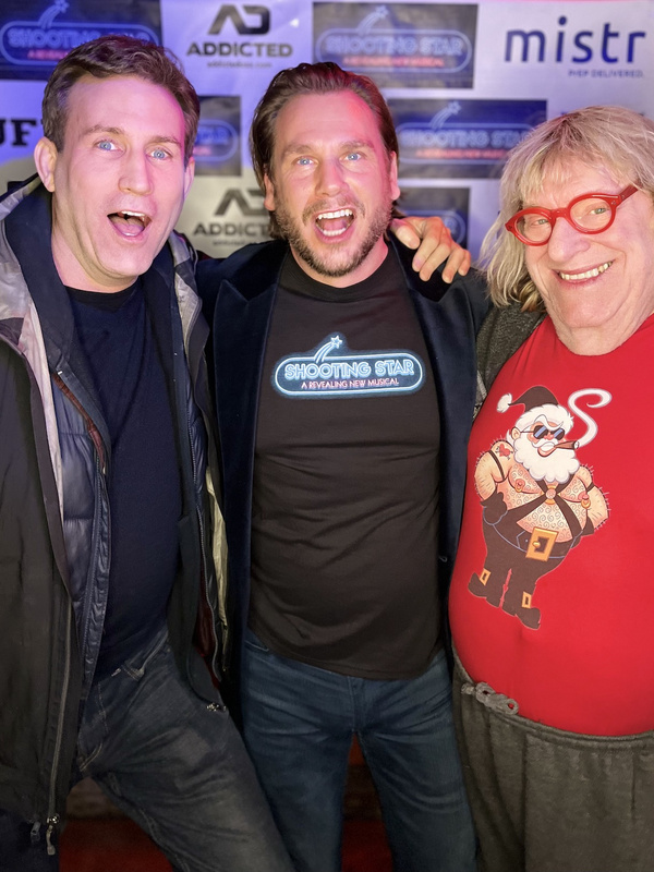 Craig Austin and the SHOOTING STAR creator, Florian Klein, and Bruce Vilanch Photo