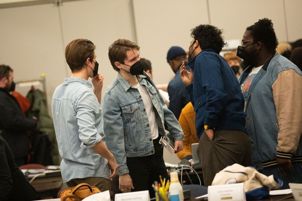 Photos: First Look at Andrew Burnap, Phillipa Soo, Jordan Donica & More in Rehearsals for CAMELOT Image