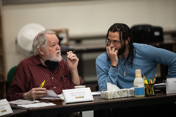 Photos: First Look at Andrew Burnap, Phillipa Soo, Jordan Donica & More in Rehearsals for CAMELOT Image