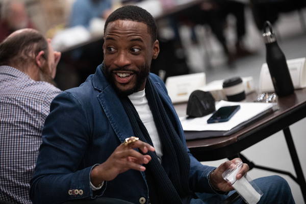 Photos: First Look at Andrew Burnap, Phillipa Soo, Jordan Donica & More in Rehearsals for CAMELOT Image