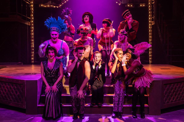 Josh Walker and the cast of  CABARET  Photo