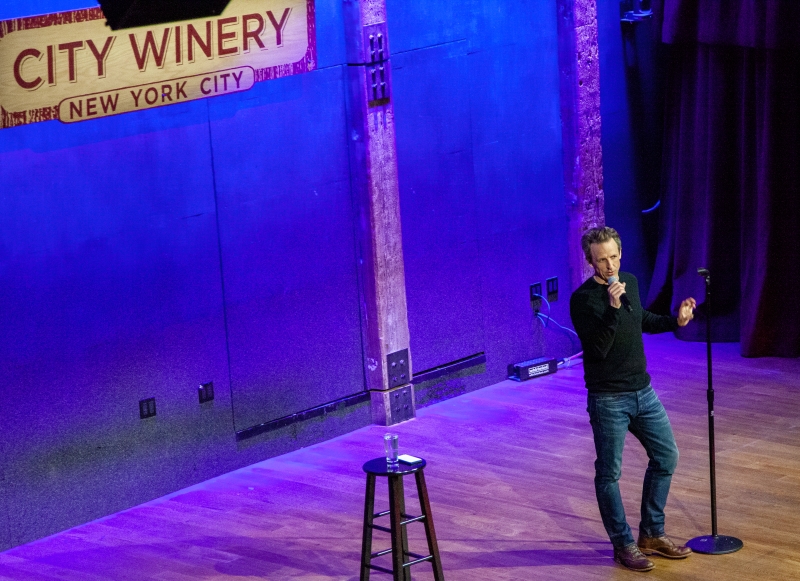Review: Seth Meyers Is Comedy In A Bag Doing Comedy In A Winery In SETH MEYERS AT CITY WINERY Image