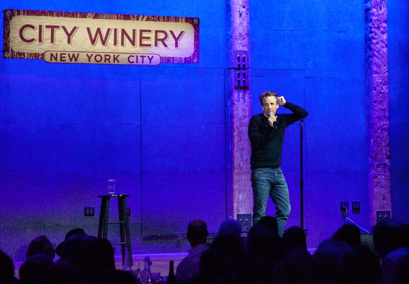 Review: Seth Meyers Is Comedy In A Bag Doing Comedy In A Winery In SETH MEYERS AT CITY WINERY Image