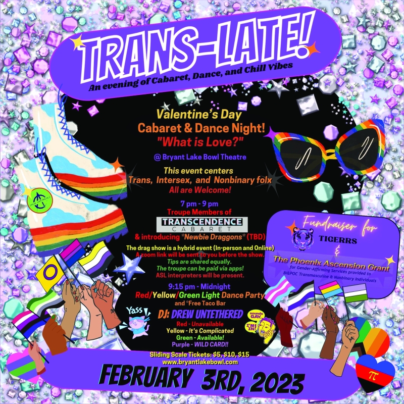 Interview: Atlas O Phoenix of TRANS - LATE at Bryant Lakebowl Theater Image