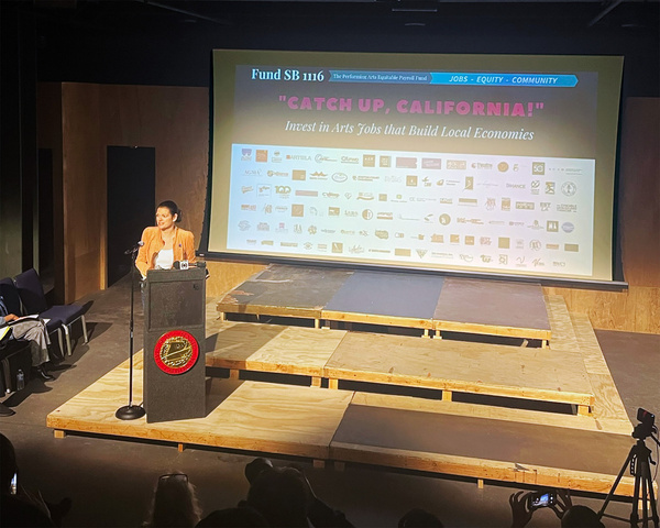Photos: Unique Coalition Launches 'Catch Up California' Campaign At Rally To Fund Performing Arts Equitable Payroll Fund Image