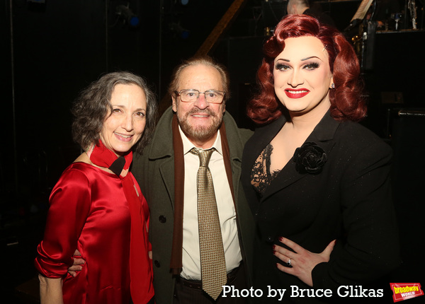 Bebe Neuwirth, Producer Barry Weissler and Jinkx Monsoon Photo